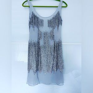 Silver elegant and modern Dress